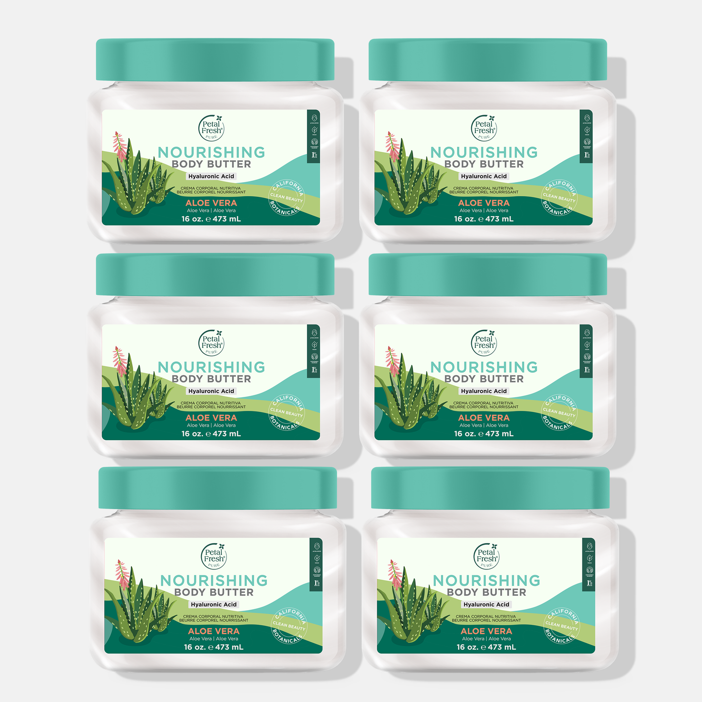 Nourishing Body Butter with Aloe Vera, 16oz