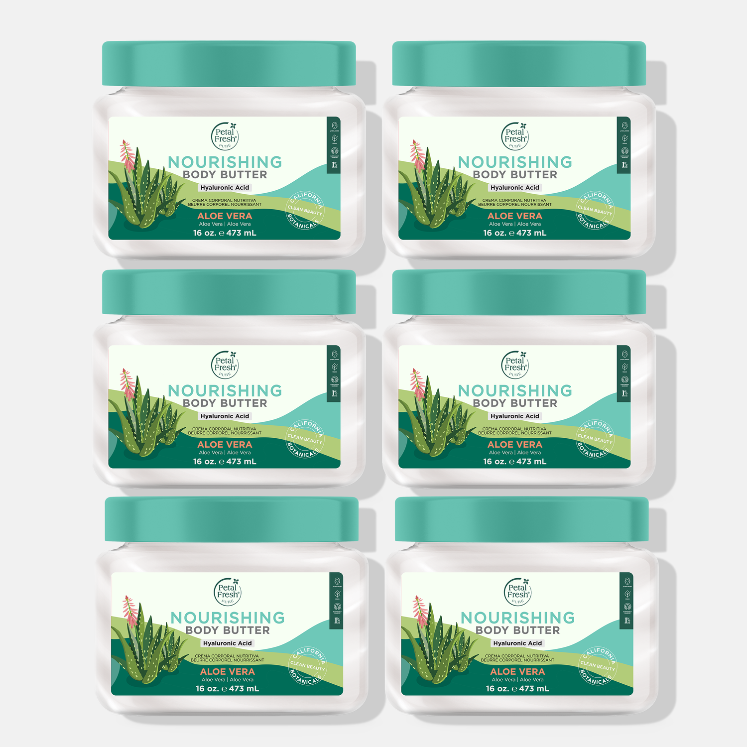 Nourishing Body Butter with Aloe Vera, 16oz