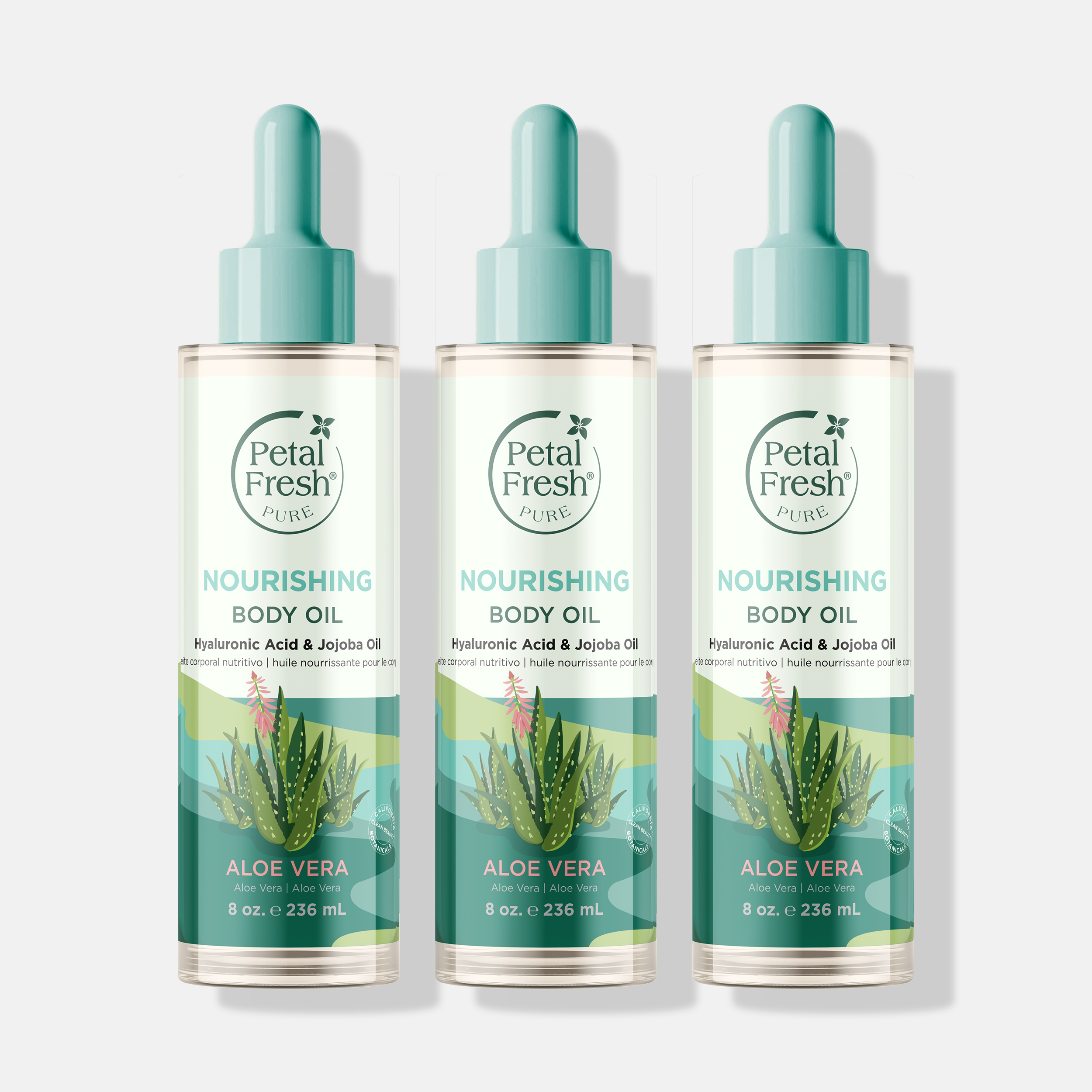 Nourishing Body Oil with Aloe Vera, 8oz
