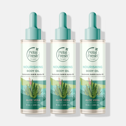 Nourishing Body Oil with Aloe Vera, 8oz