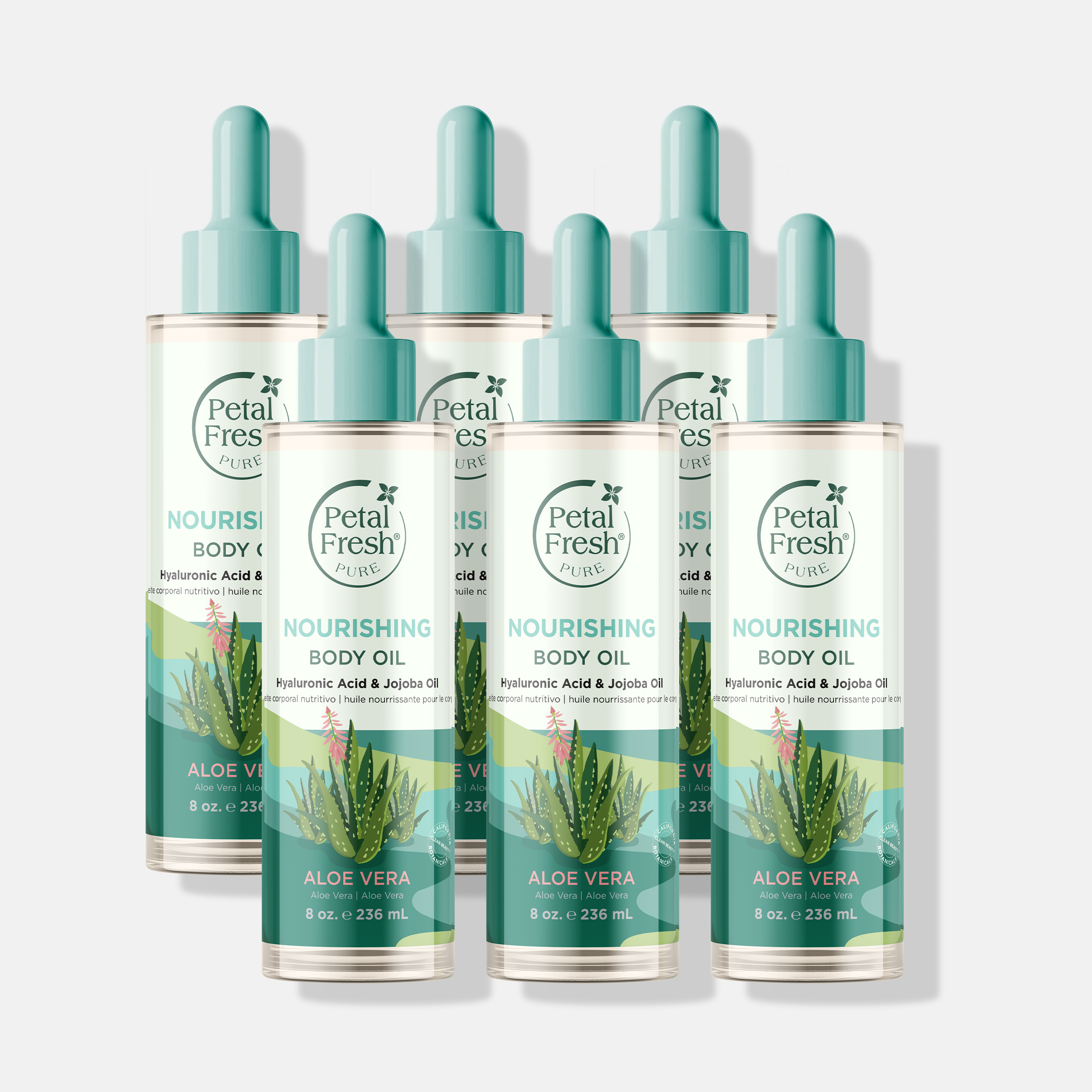 Nourishing Body Oil with Aloe Vera, 8oz