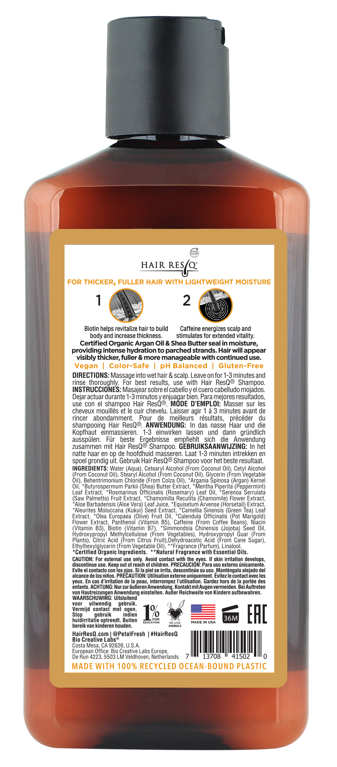 Hair ResQ Thickening Treatment Lightweight Moisture Conditioner with Biotin