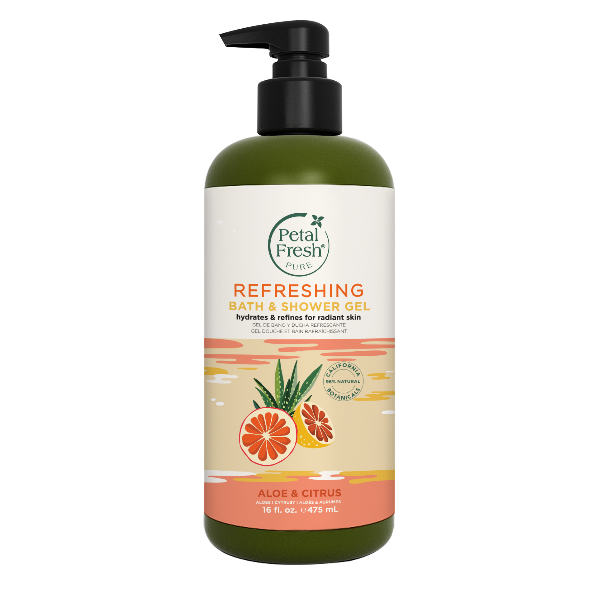 Refreshing Bath & Shower Gel with Aloe & Citrus – Petal Fresh