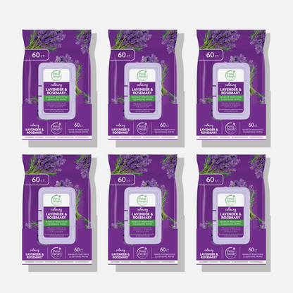 Calming Lavender &amp; Rosemary Makeup Removing Cleansing Wipes