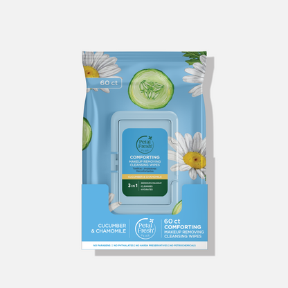 Comforting Cucumber &amp; Chamomile Makeup Removing Cleansing Wipes