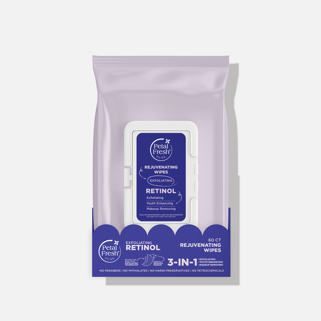 Rejuvenating Retinol Exfoliating Wipes