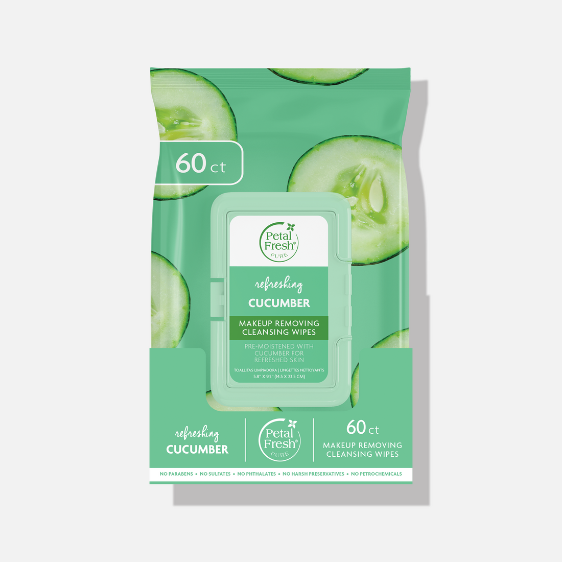 Refreshing Cucumber Makeup Removing Cleansing Wipes