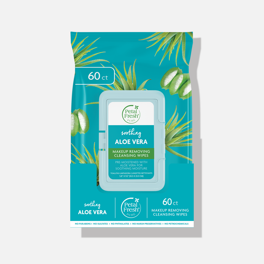 Soothing Aloe Vera Makeup Removing Cleansing Wipes