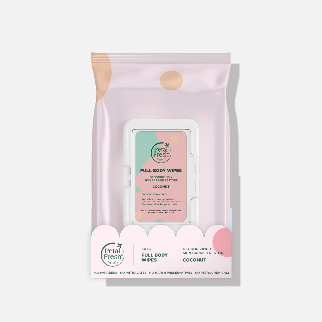 Coconut Deodorizing &amp; Restoring Full Body Wipes