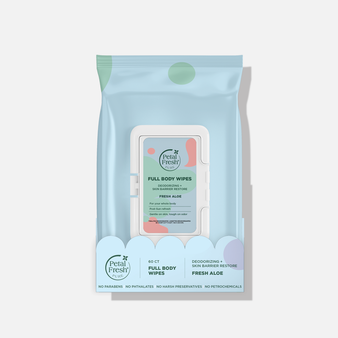 Fresh Aloe Deodorizing &amp; Restoring Full Body Wipes
