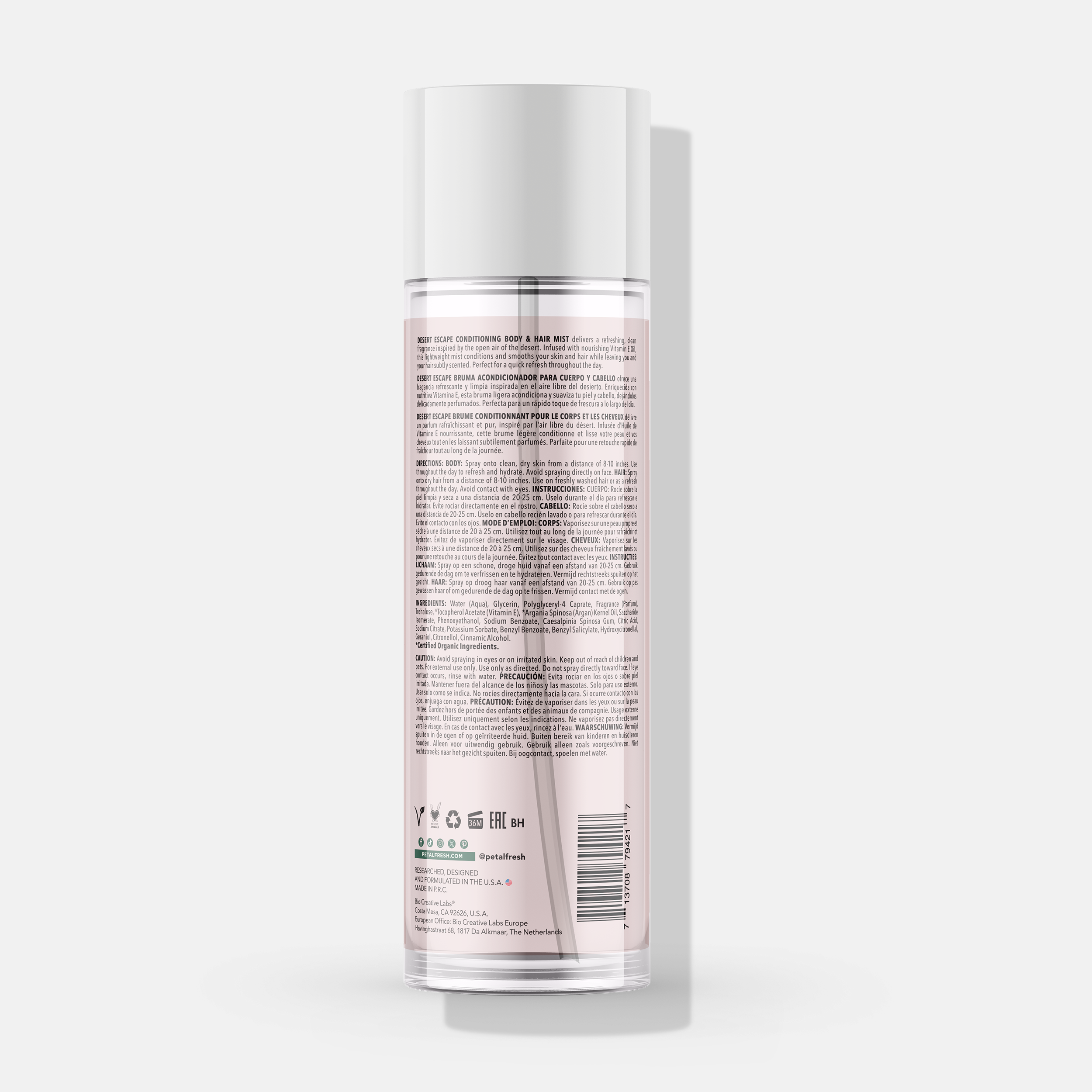 Petal Fresh Desert Escape Conditioning Body &amp; Hair Mist with Vitamin E Oil