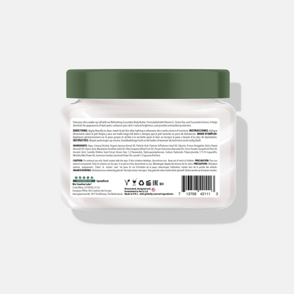 Refreshing Body Butter with Cucumber, 16oz