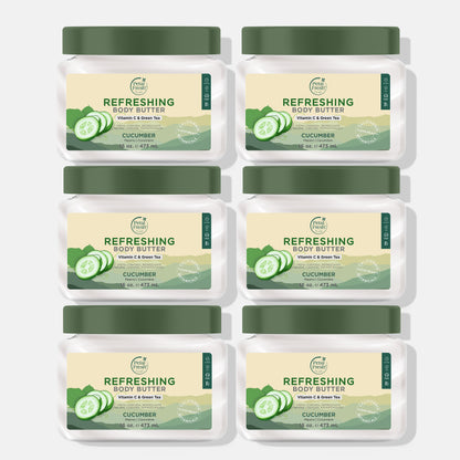 Refreshing Body Butter with Cucumber, 16oz