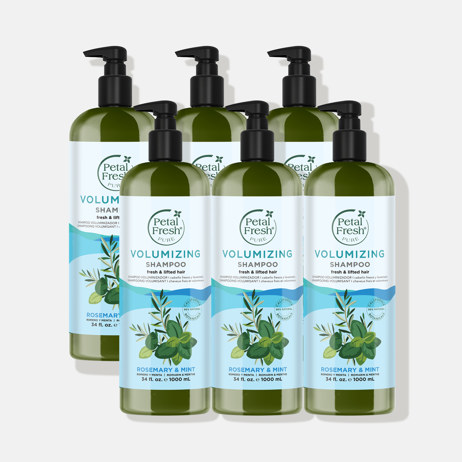 Volumizing Shampoo with Rosemary and Mint