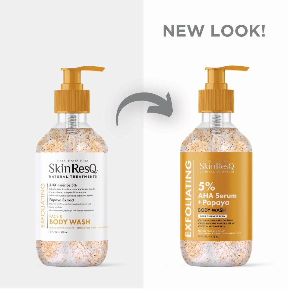 Skin ResQ Exfoliating Body Wash, 16oz