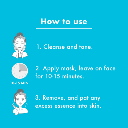 Skin ResQ Hello Hydration Sheet Mask, Jumbo 7-Pack