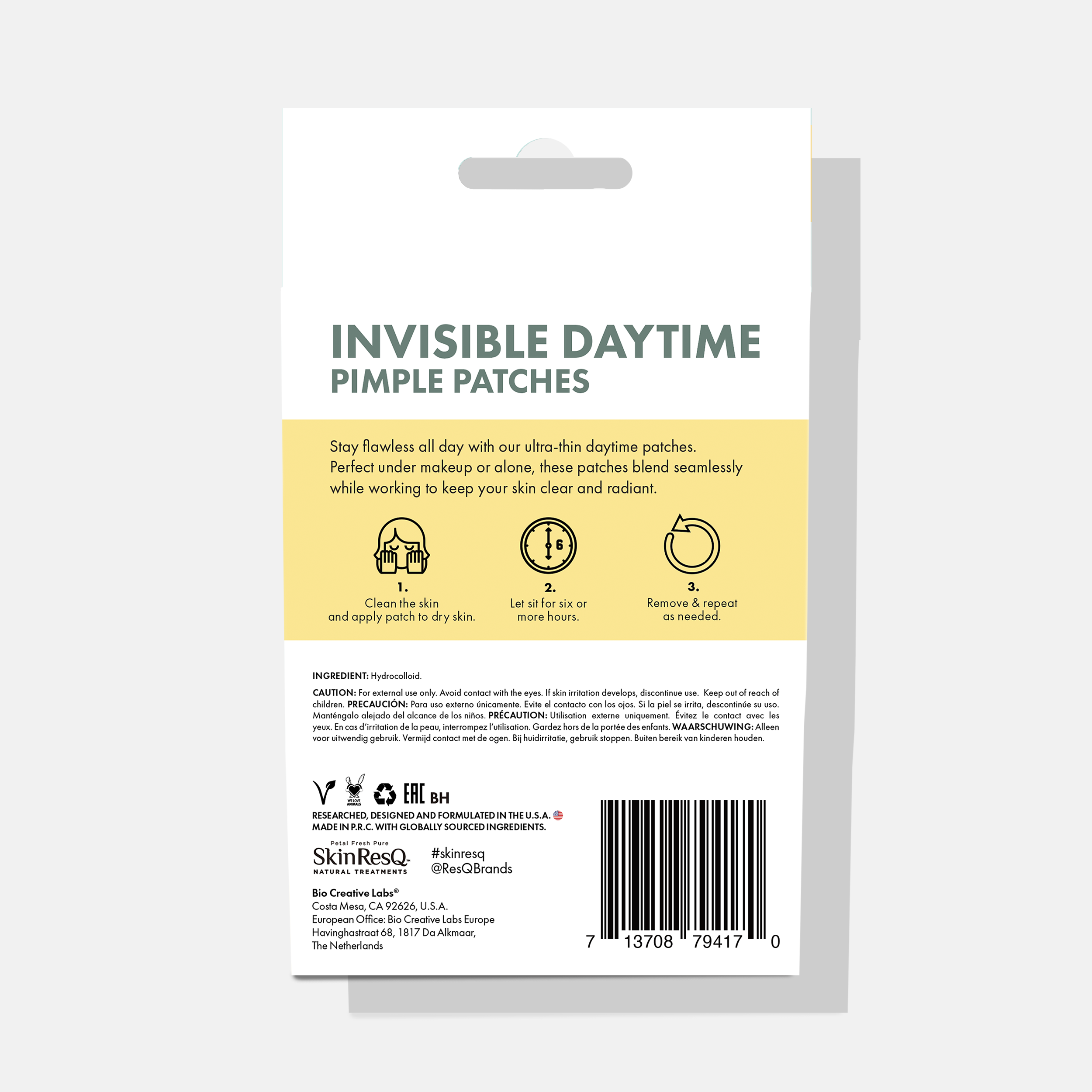 Skin ResQ Invisible Daytime Pimple Patches – Jumbo Pack (108 Count)