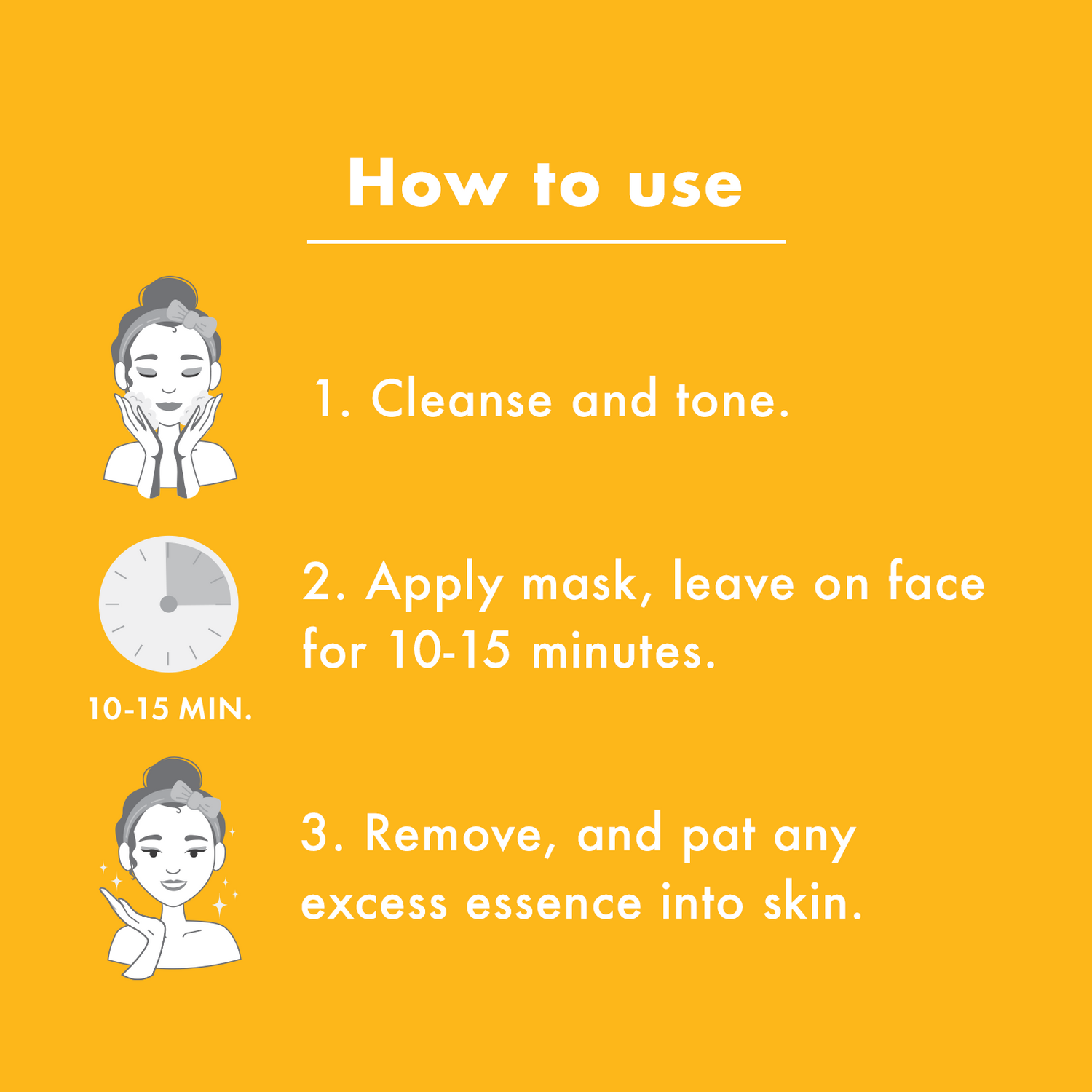 Skin ResQ Get Up &amp; Glow Sheet Mask, Jumbo 7-Pack