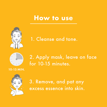 Skin ResQ Get Up &amp; Glow Sheet Mask, Jumbo 7-Pack