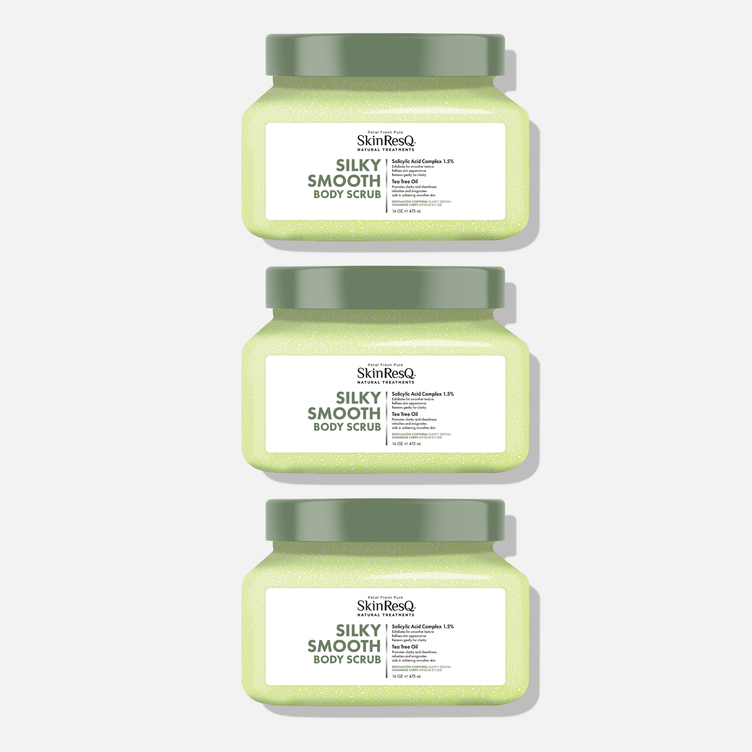 Skin ResQ Silky Smooth Body Scrub, 16oz