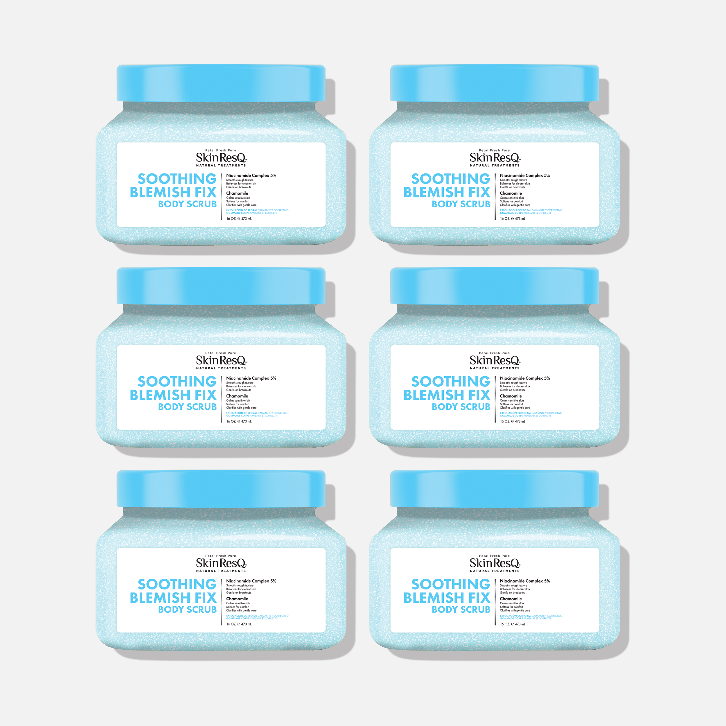 Skin ResQ Soothing Blemish Fix Body Scrub, 16oz