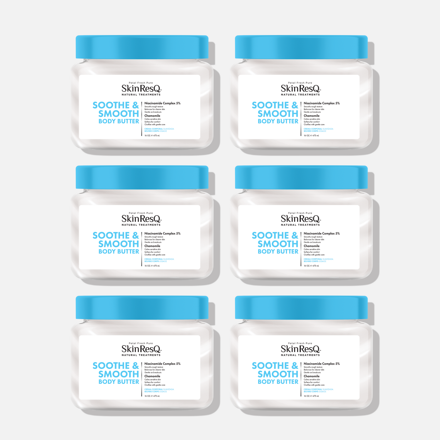 Skin ResQ Soothe &amp; Smooth Body Butter, 16oz