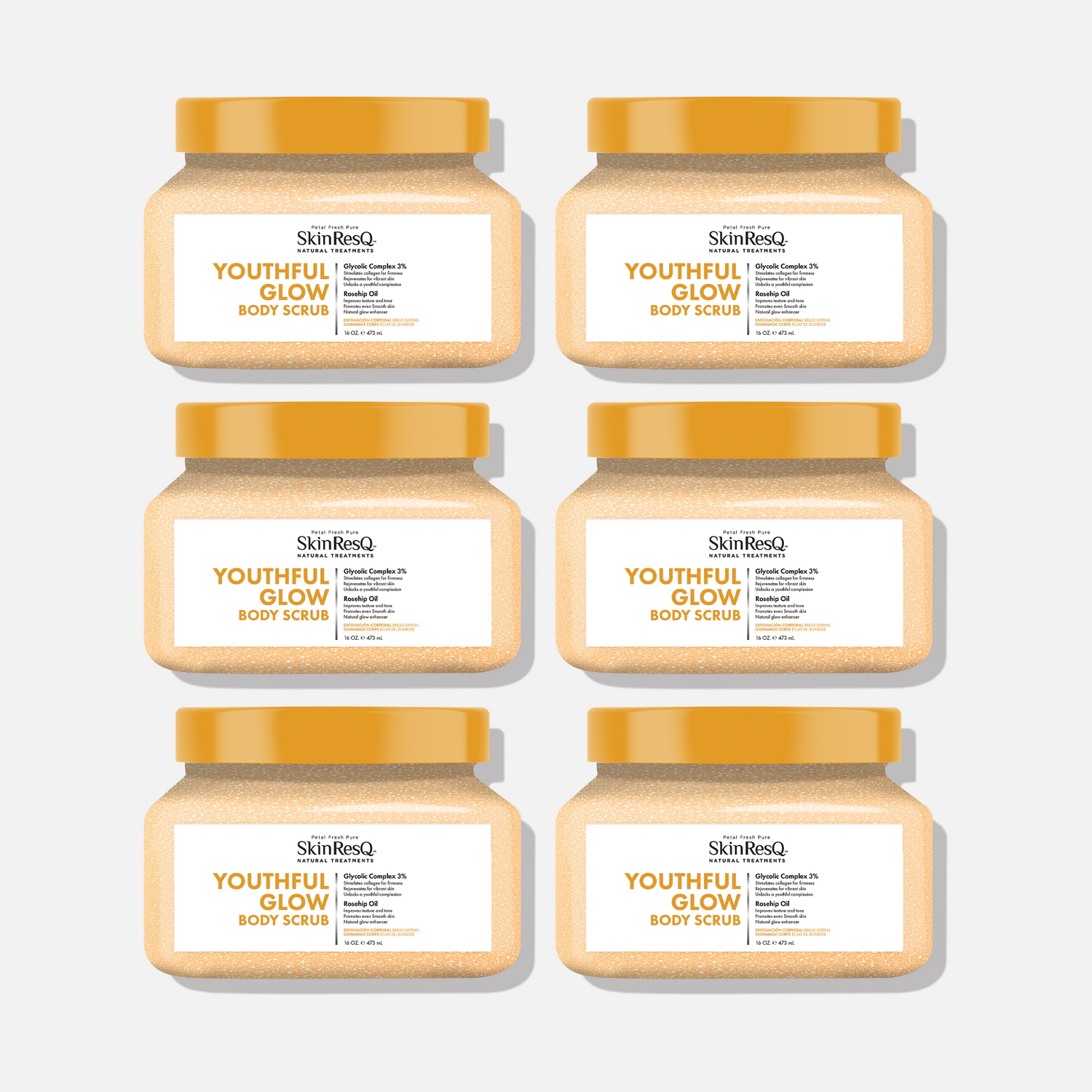 Skin ResQ Youthful Glow Scrub, 16oz