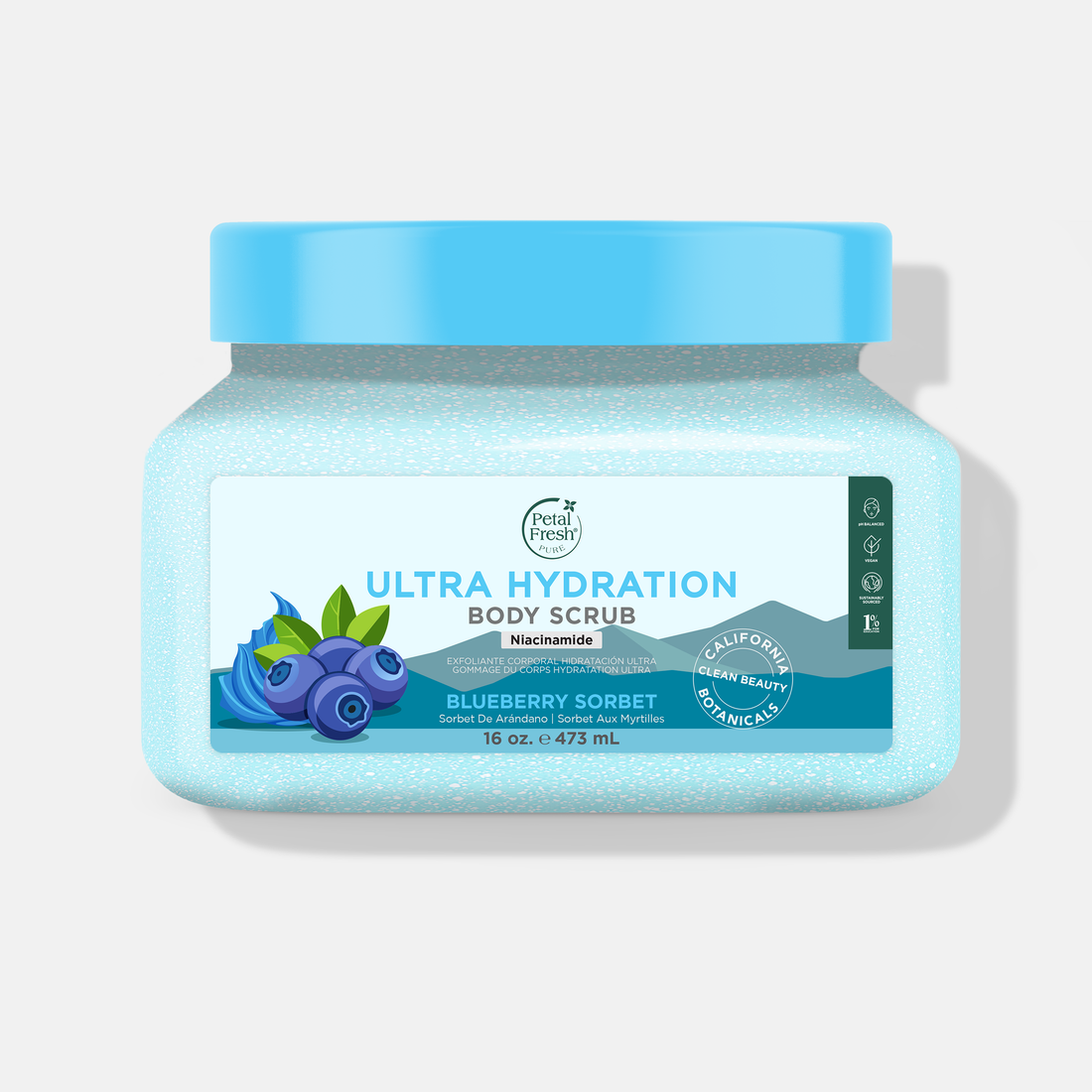 Ultra Hydration Blueberry Sorbet Body Scrub, 16oz