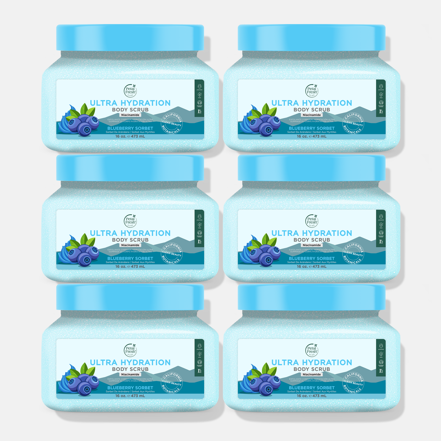 Ultra Hydration Blueberry Sorbet Body Scrub, 16oz