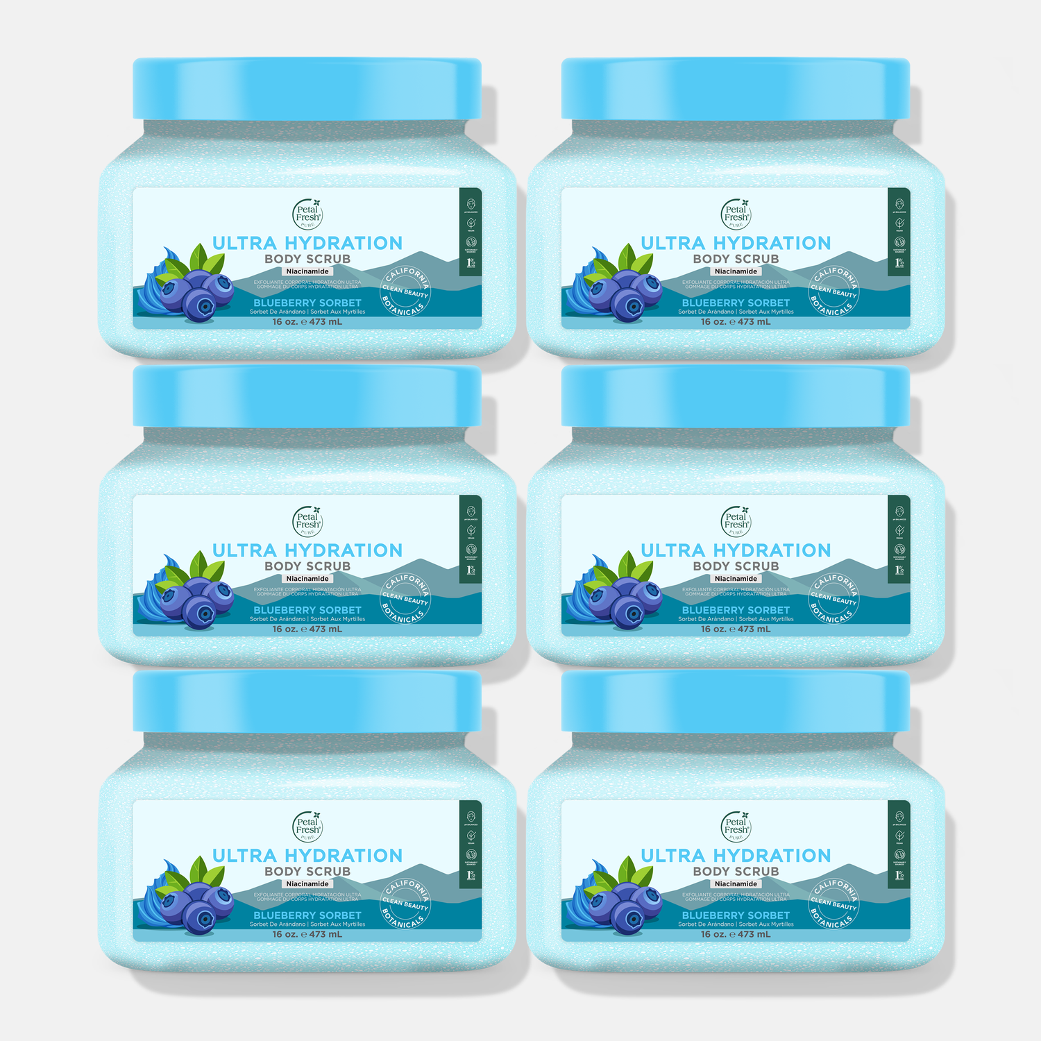 Ultra Hydration Blueberry Sorbet Body Scrub, 16oz