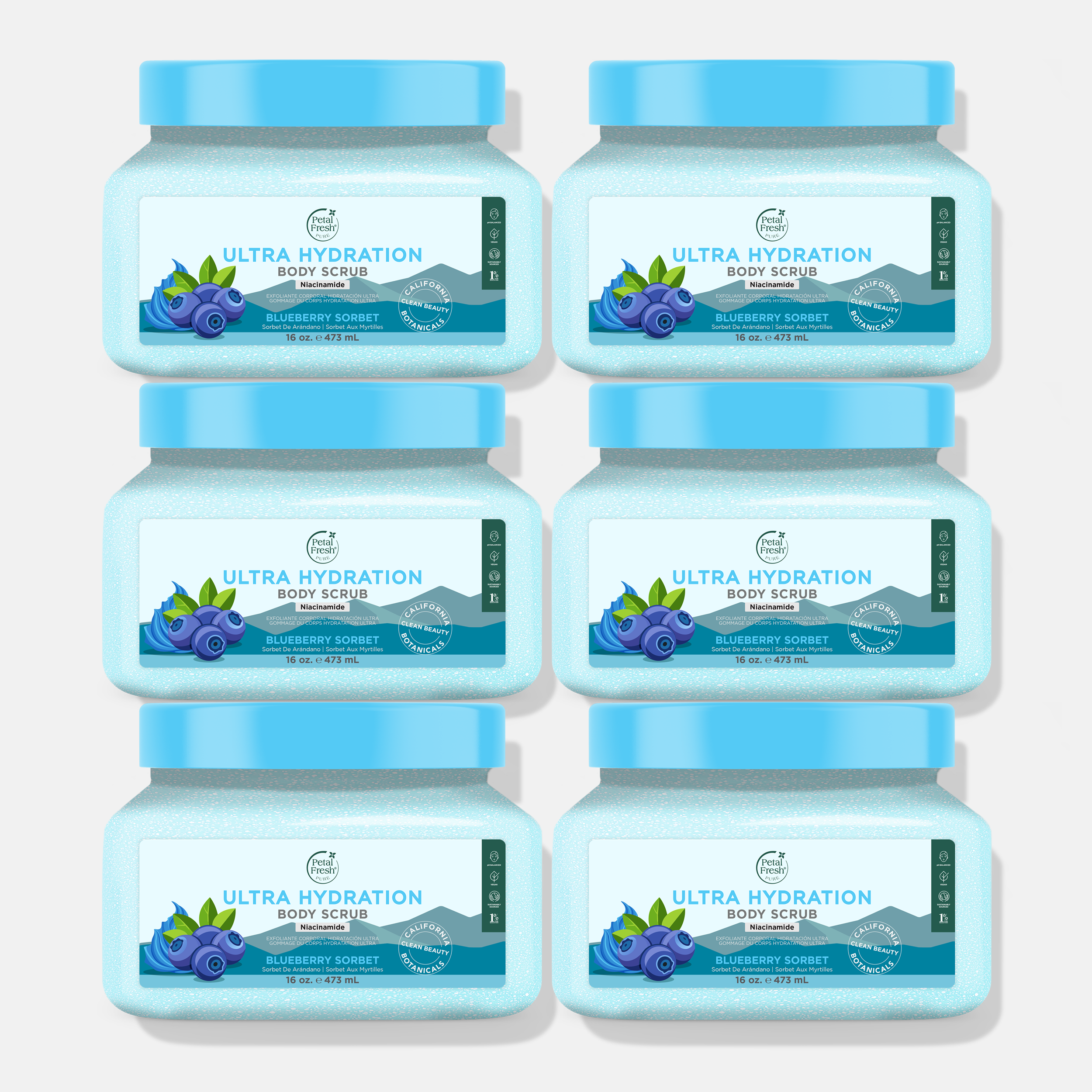 Ultra Hydration Blueberry Sorbet Body Scrub, 16oz