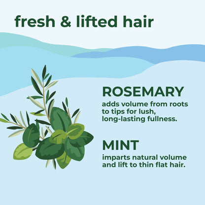 Volumizing Shampoo with Rosemary and Mint