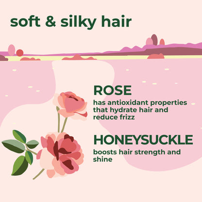 Softening Conditioner with Rose and Honeysuckle