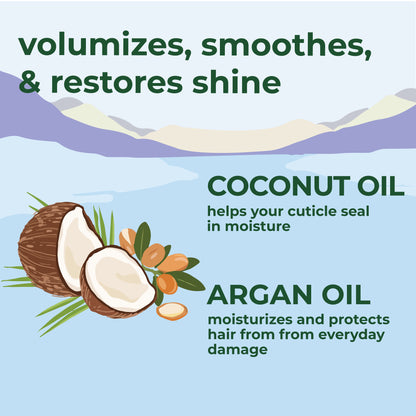 Deep Moisturizing Shampoo with Coconut & Argan Oil