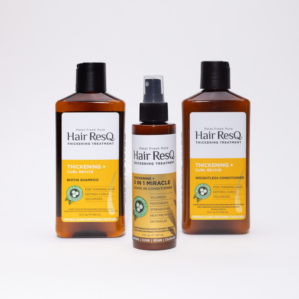 Hair ResQ Thickening Treatment Curl Revive Conditioner With Biotin ...